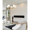 Z-Lite Leila Chandelier, 5-Light, 34 In.W x 10.75 In.H, Luxe Gold/White Linen 744-34R-LG - alternate 7
